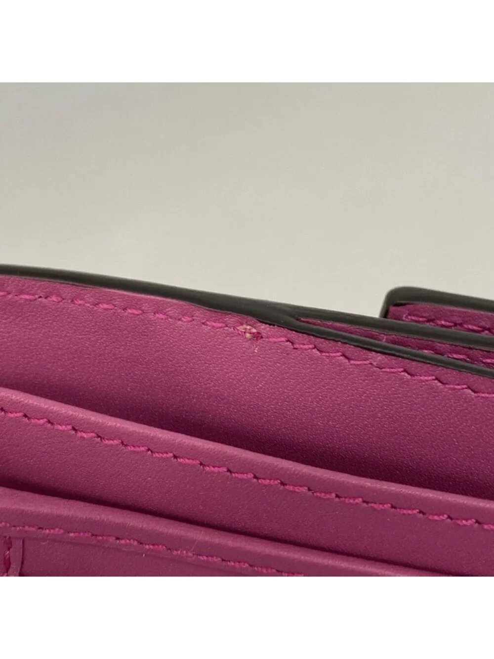 Gucci Wallet GG Supreme Leather Red Brown Gold - Picture 5 of 7